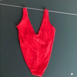 NWT!!! Urban Outfitters Deep V-Neck Bodysuit